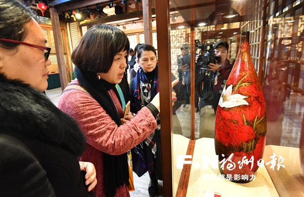 三坊七巷展出中日韩民间漆艺作品　展览免费开放