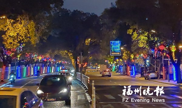 福州鼓楼布置调试新春街景　小年夜全面试亮灯